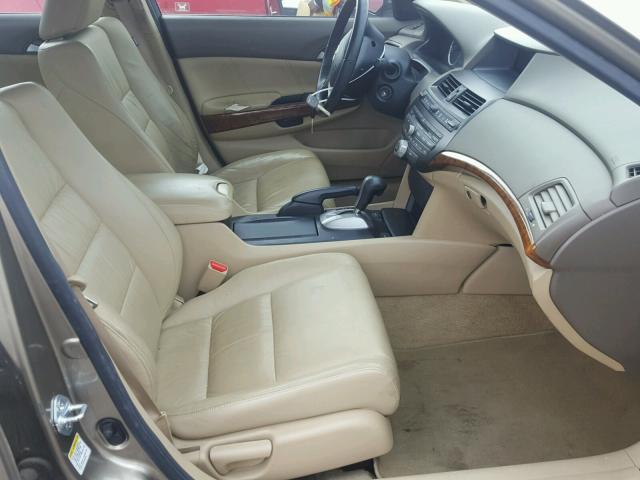 1HGCP2F81AA140413 - 2010 HONDA ACCORD EXL TAN photo 5