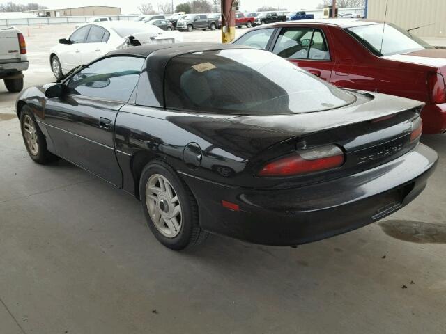 2G1FP22K6T2110188 - 1996 CHEVROLET CAMARO BAS BLACK photo 3