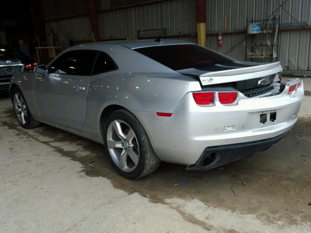 2G1FB1EV3A9225415 - 2010 CHEVROLET CAMARO LT SILVER photo 3