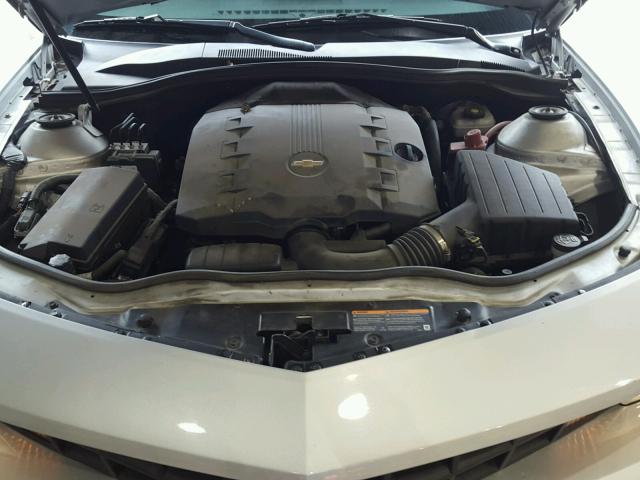 2G1FB1EV3A9225415 - 2010 CHEVROLET CAMARO LT SILVER photo 7