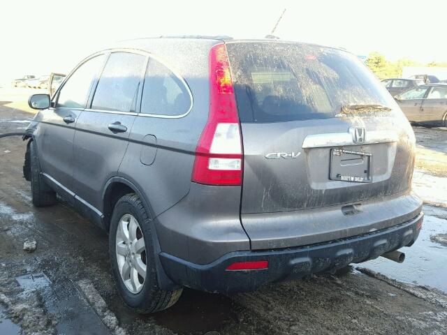 5J6RE48719L025092 - 2009 HONDA CR-V EXL GRAY photo 3