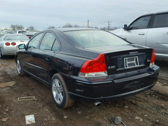 YV1RS592772607413 - 2007 VOLVO S60 2.5T BLACK photo 3