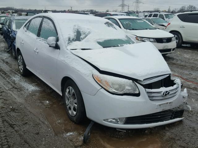 KMHDU4AD3AU851536 - 2010 HYUNDAI ELANTRA BL WHITE photo 1