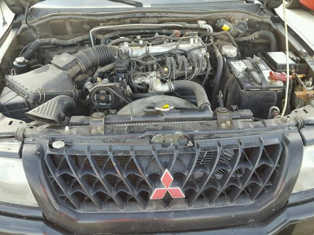 JA4LS21H61P038147 - 2001 MITSUBISHI MONTERO SP BLACK photo 7