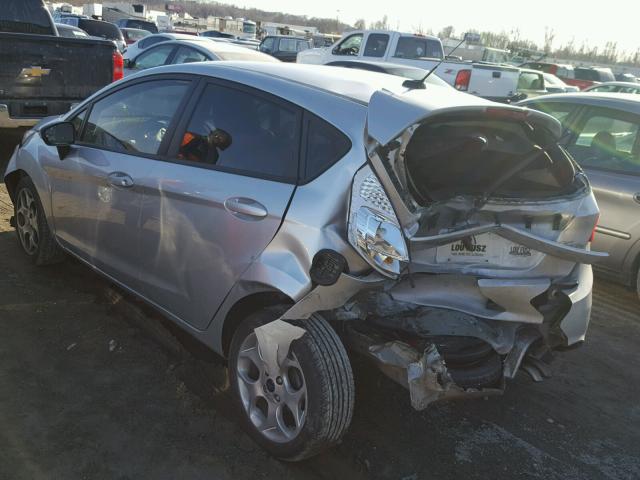 3FADP4FJXBM121855 - 2011 FORD FIESTA SES SILVER photo 3