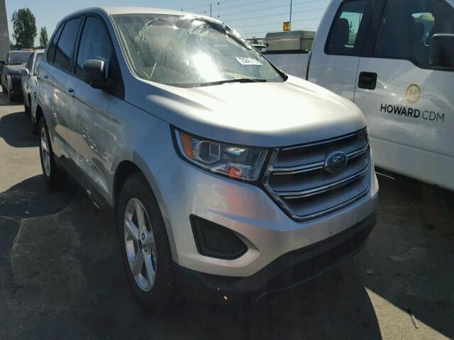 2FMPK3G95GBC21385 - 2016 FORD EDGE SE SILVER photo 1