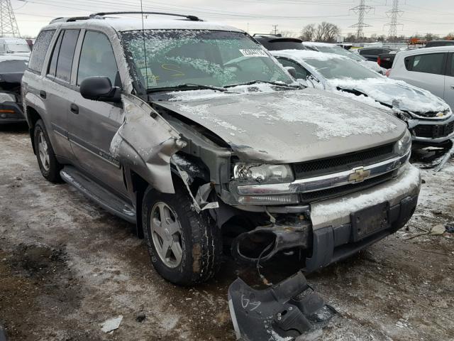 1GNDT13S122307218 - 2002 CHEVROLET TRAILBLAZE GRAY photo 1