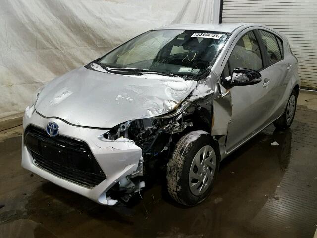 JTDKDTB39G1134628 - 2016 TOYOTA PRIUS C SILVER photo 2