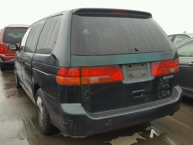 2HKRL1854YH559585 - 2000 HONDA ODYSSEY LX GREEN photo 3