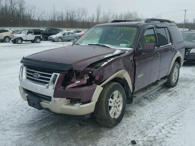 1FMEU74E78UA38995 - 2008 FORD EXPLORER E PURPLE photo 2