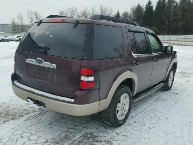 1FMEU74E78UA38995 - 2008 FORD EXPLORER E PURPLE photo 4