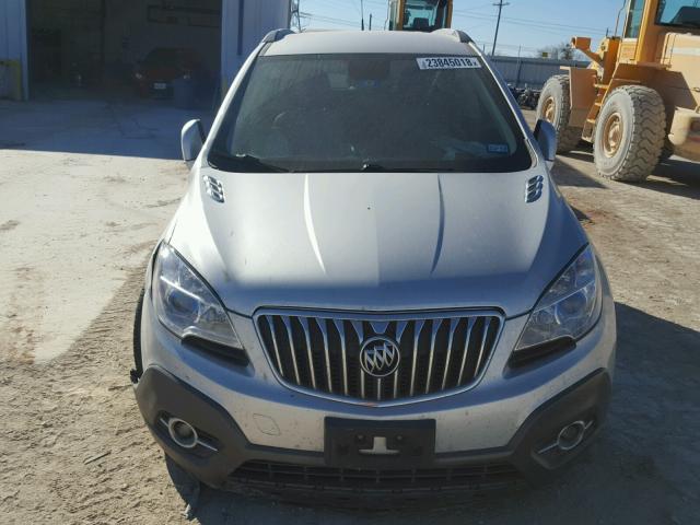 KL4CJCSB3EB784044 - 2014 BUICK ENCORE SILVER photo 9