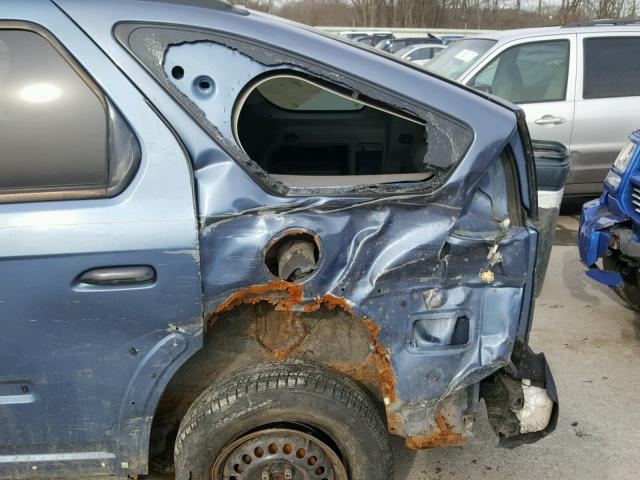 3G7DA03E61S525806 - 2001 PONTIAC AZTEK BLUE photo 9