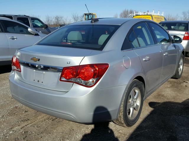 1G1PC5SB9F7193811 - 2015 CHEVROLET CRUZE LT SILVER photo 4