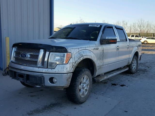 1FTFW1EV4AFC81804 - 2010 FORD F150 SUPER SILVER photo 2