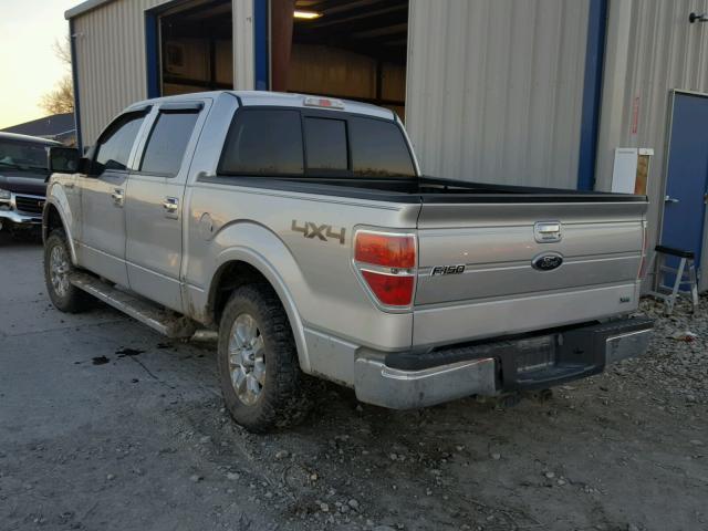 1FTFW1EV4AFC81804 - 2010 FORD F150 SUPER SILVER photo 3