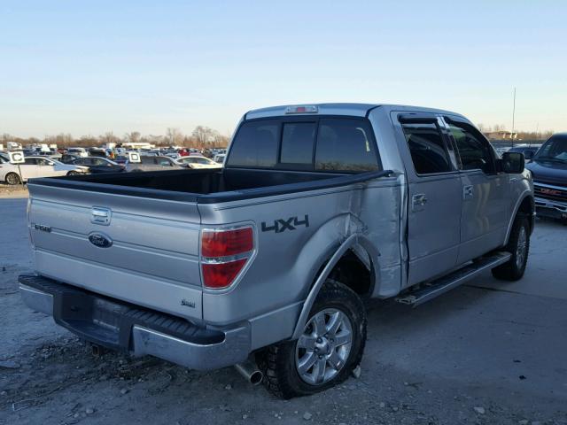 1FTFW1EV4AFC81804 - 2010 FORD F150 SUPER SILVER photo 4