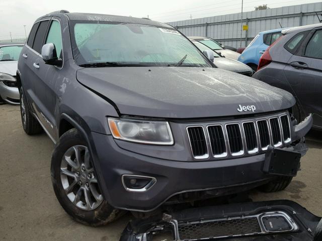 1C4RJFBG6EC347890 - 2014 JEEP GRAND CHER GRAY photo 1