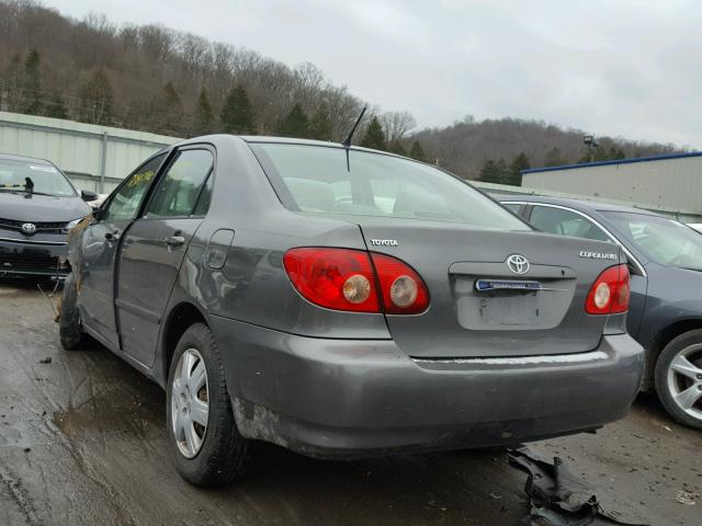 2T1BR32E55C494197 - 2005 TOYOTA COROLLA CE GRAY photo 3