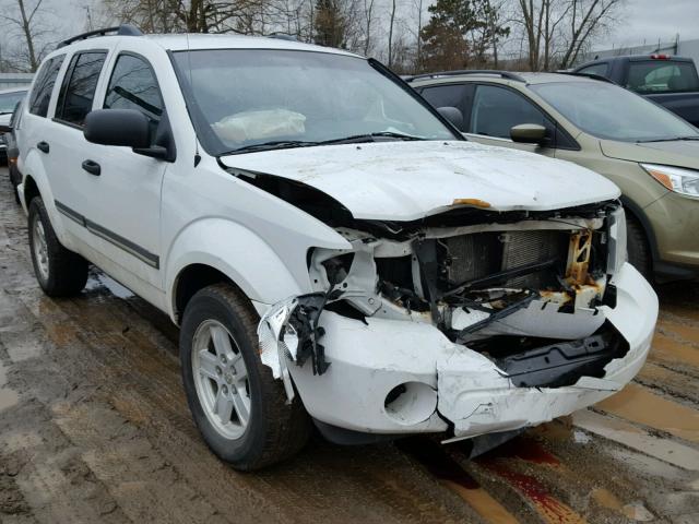 1D8HB48P07F583460 - 2007 DODGE DURANGO SL WHITE photo 1