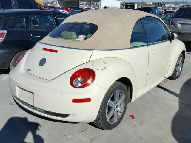 3VWRF31Y56M309199 - 2006 VOLKSWAGEN NEW BEETLE 奶油色 照片 4