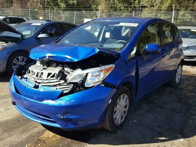 3N1CE2CP6EL432902 - 2014 NISSAN VERSA NOTE BLUE photo 2