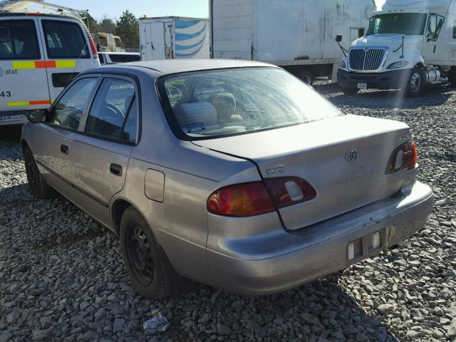 1NXBR12E1YZ379894 - 2000 TOYOTA COROLLA VE TAN photo 3