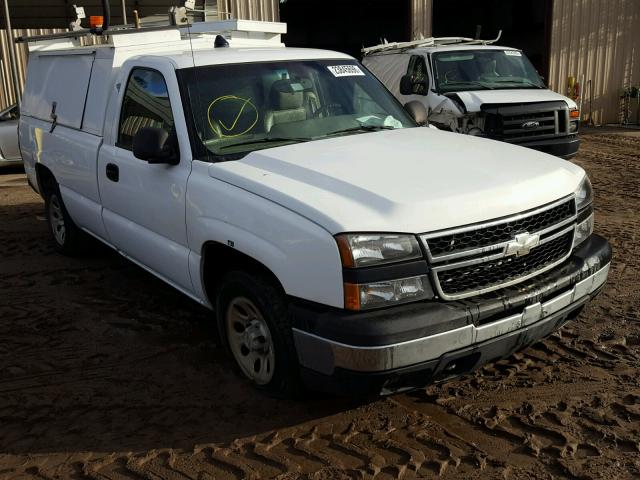 1GCEC14X47Z147163 - 2007 CHEVROLET SILVERADO WHITE photo 1