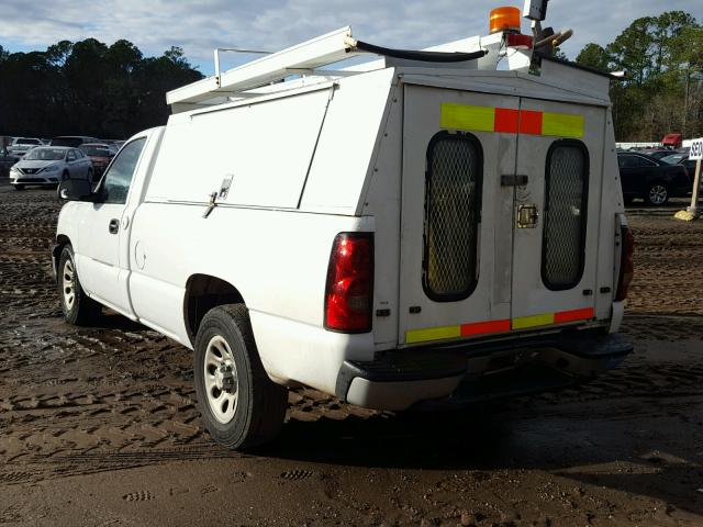 1GCEC14X47Z147163 - 2007 CHEVROLET SILVERADO WHITE photo 3