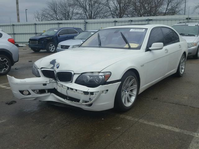 WBAHN83566DT30377 - 2006 BMW 750 LI 白色 照片 2