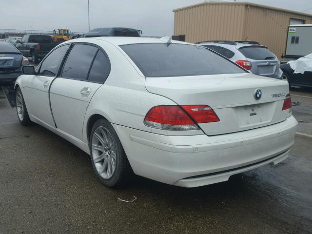 WBAHN83566DT30377 - 2006 BMW 750 LI 白色 照片 3