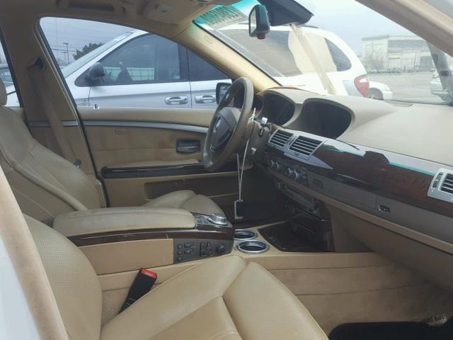 WBAHN83566DT30377 - 2006 BMW 750 LI 白色 照片 5