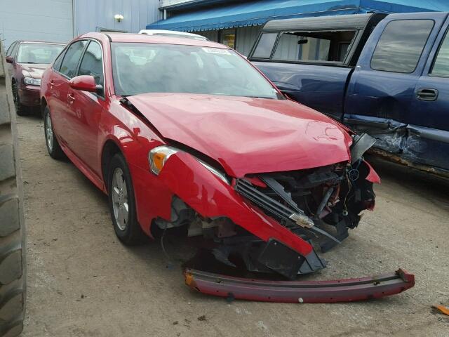 2G1WB5EK3A1141851 - 2010 CHEVROLET IMPALA LT RED photo 1