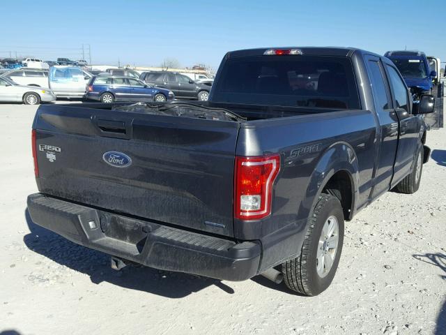 1FTEX1C86GFB25990 - 2016 FORD F150 SUPER CHARCOAL photo 4