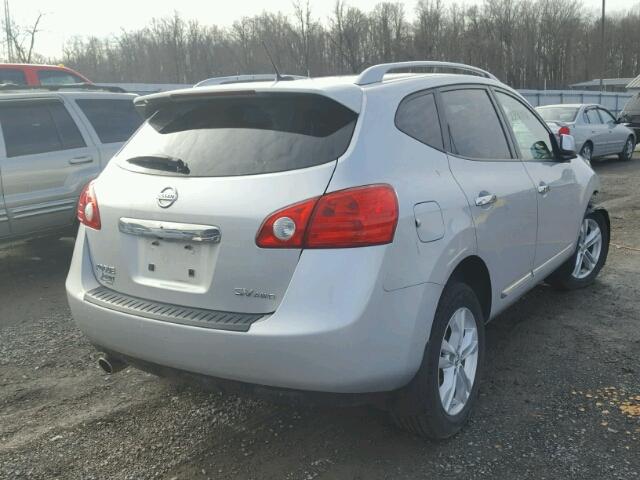 JN8AS5MV4CW702443 - 2012 NISSAN ROGUE S SILVER photo 4