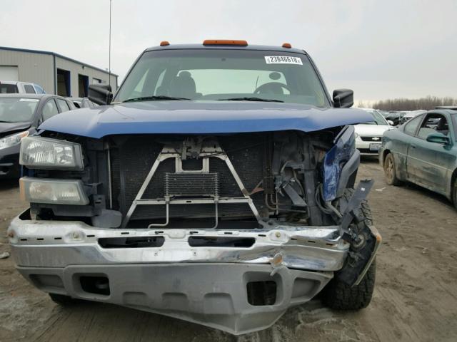 1GCHK23U93F227440 - 2003 CHEVROLET SILVERADO BLUE photo 7