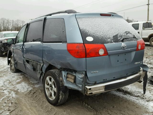 5TDBA23C86S057981 - 2006 TOYOTA SIENNA LE BLUE photo 3