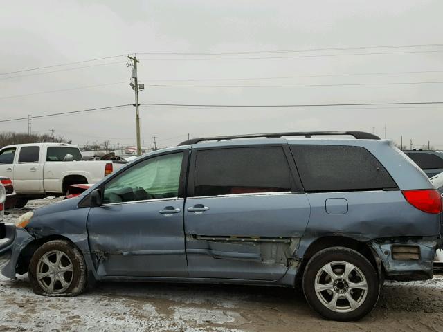 5TDBA23C86S057981 - 2006 TOYOTA SIENNA LE BLUE photo 9