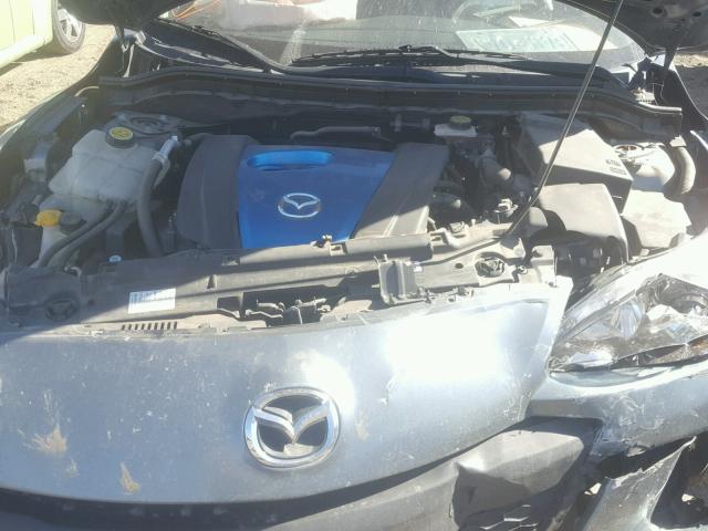 JM1BL1V72C1557261 - 2012 MAZDA 3 I TEAL photo 7