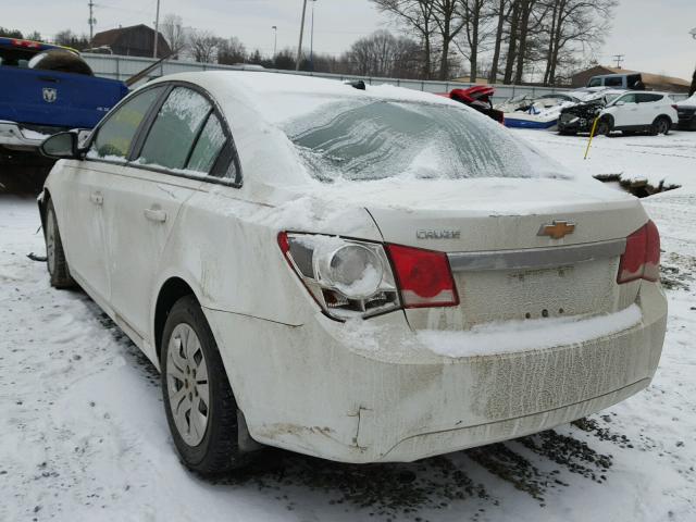 1G1PA5SH9D7319009 - 2013 CHEVROLET CRUZE LS WHITE photo 3