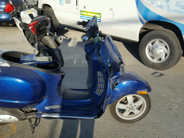 ZAPM319K155003713 - 2005 VESPA GRANTURISM BLUE photo 5