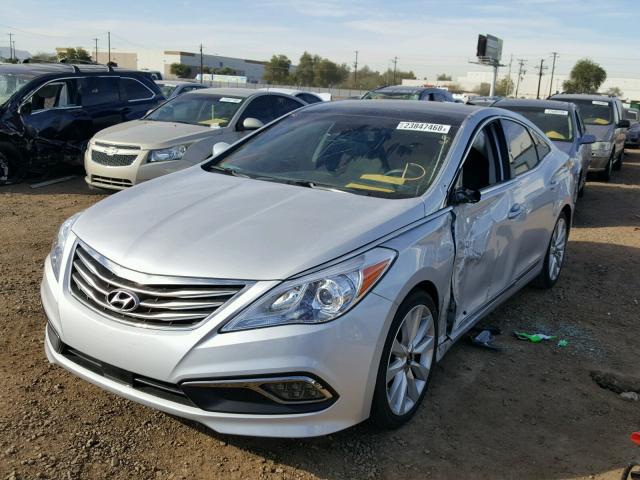 KMHFH4JG2GA521520 - 2016 HYUNDAI AZERA LIMI SILVER photo 2