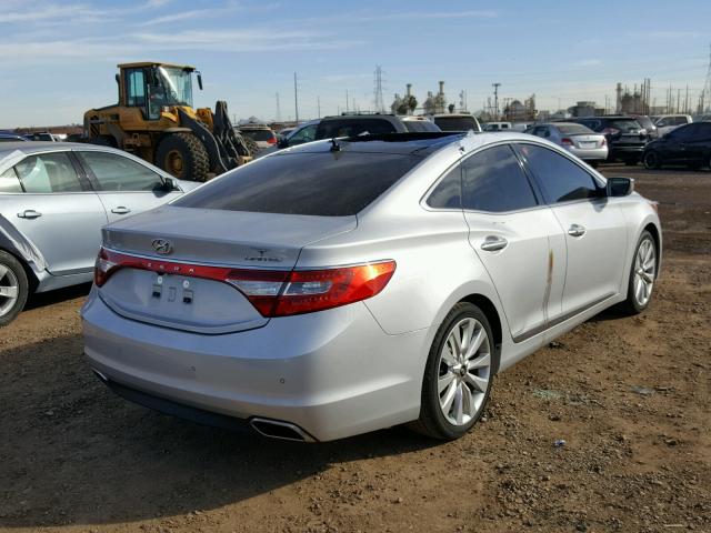 KMHFH4JG2GA521520 - 2016 HYUNDAI AZERA LIMI SILVER photo 4