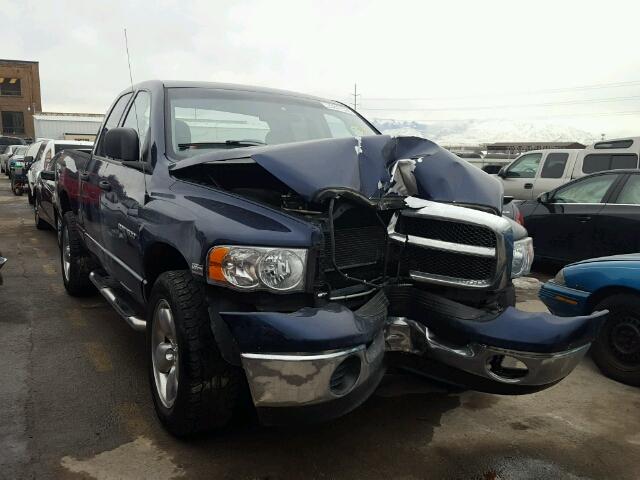 1D7HU18D25J523161 - 2005 DODGE RAM 1500 S BLUE photo 1