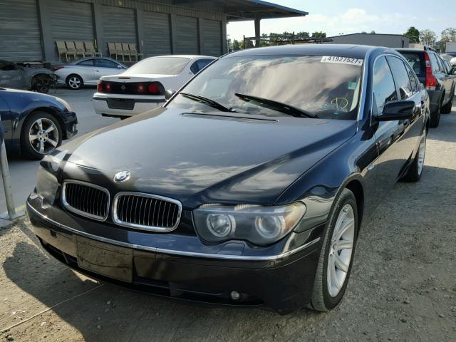 WBAGN63424DS45704 - 2004 BMW 745 LI BLACK photo 2