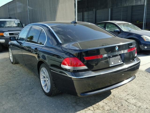 WBAGN63424DS45704 - 2004 BMW 745 LI BLACK photo 3