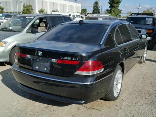 WBAGN63424DS45704 - 2004 BMW 745 LI BLACK photo 4