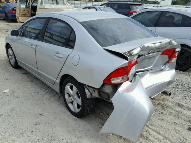 19XFA1F61AE059446 - 2010 HONDA CIVIC SILVER photo 3