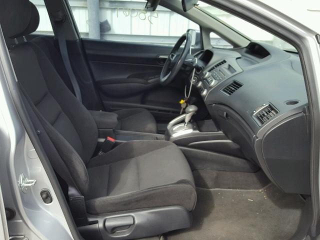 19XFA1F61AE059446 - 2010 HONDA CIVIC SILVER photo 5