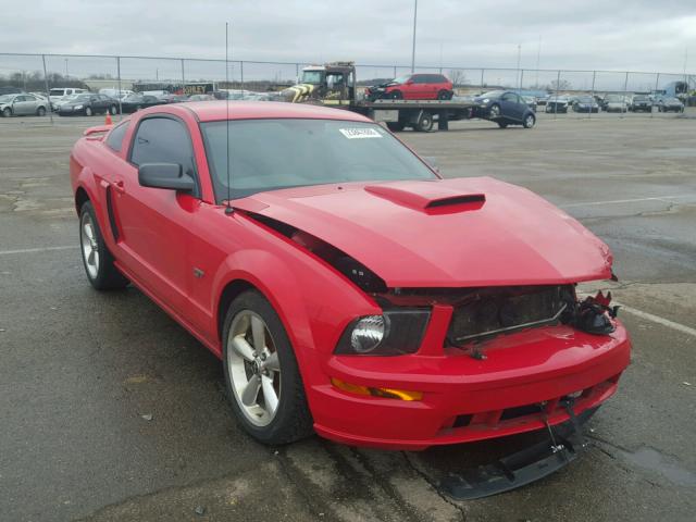 1ZVHT82H485180204 - 2008 FORD MUSTANG GT RED photo 1